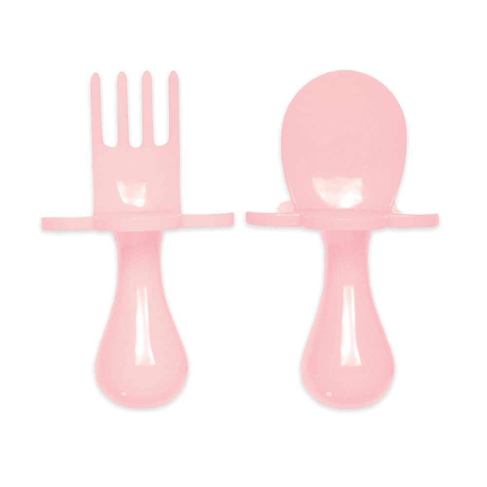Repas pour enfant - Couverts ergonomiques avec manche court et colerette de protection - BABIREVA
