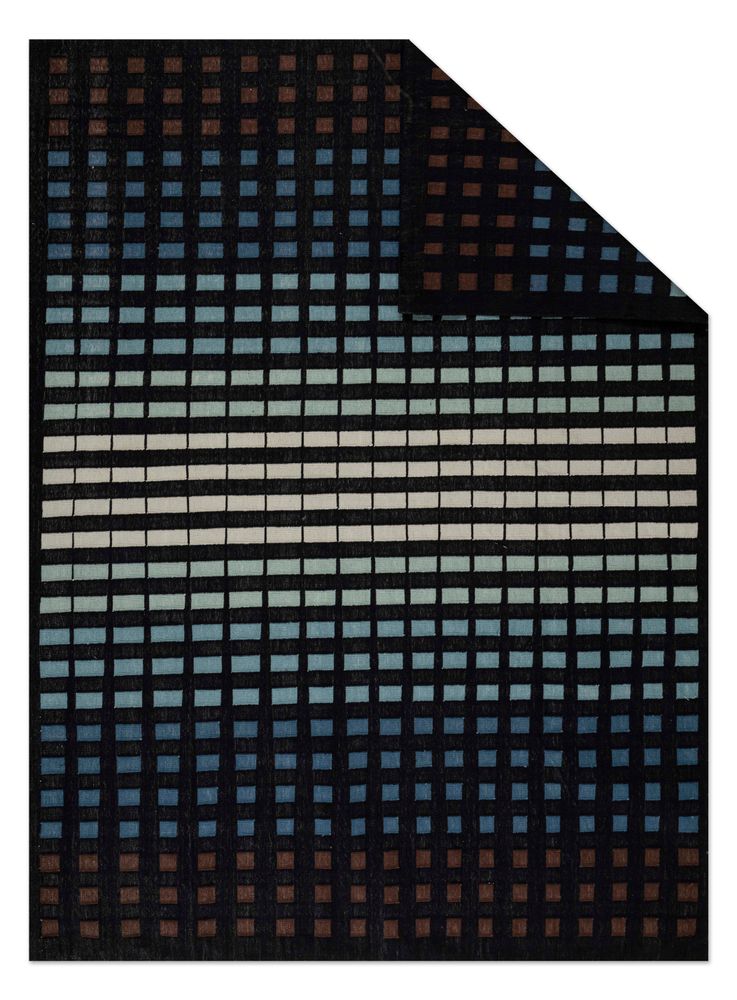 Design carpets - Oscillation 010 (Blue) - AZMAS RUGS