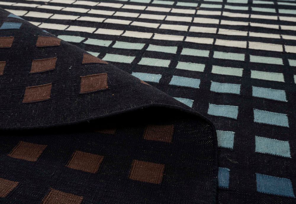 Design carpets - Oscillation 010 (Blue) - AZMAS RUGS