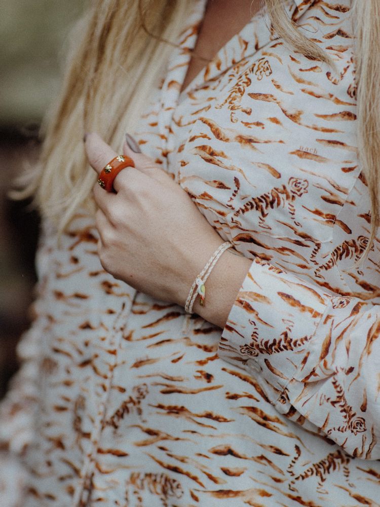 Jewelry - White Tiger string bracelet - NACH