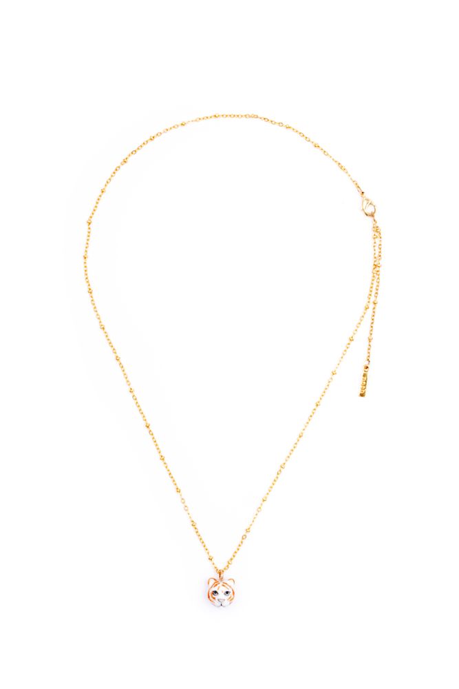Bijoux - Mini collier Tigre Blanc - NACH