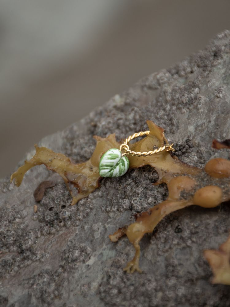 Jewelry - Mini leaf earring - NACH