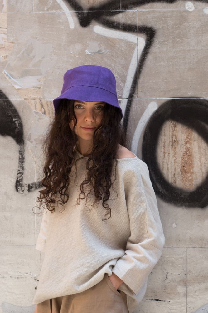 Chapeaux - Chapeaux faits à la main en lin et en laine - ELENA KIHLMAN
