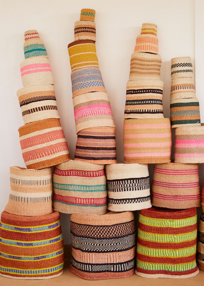 Baskets - Practical Sisal Basket by Hadithi Crafts - NEST
