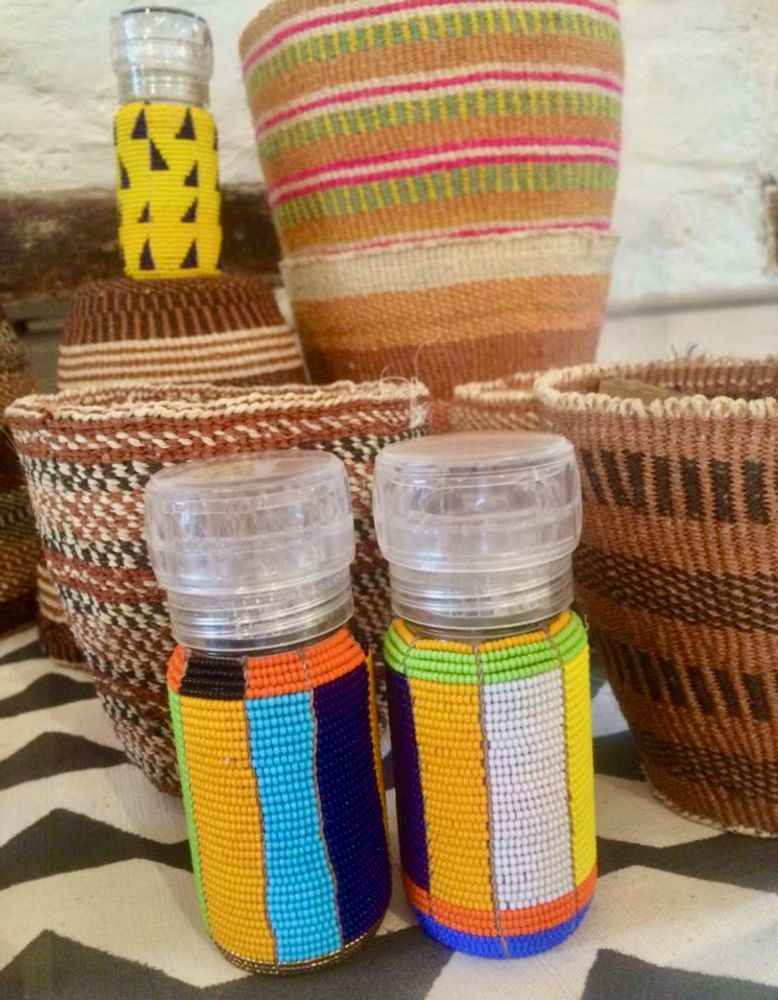 Spice grinders - Salt & Pepper Grinder by Hadithi Crafts - NEST