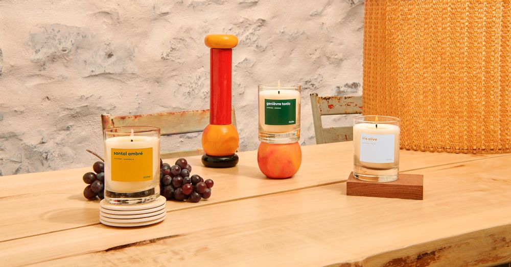 Candles - Iris olive - RÉCOLTES