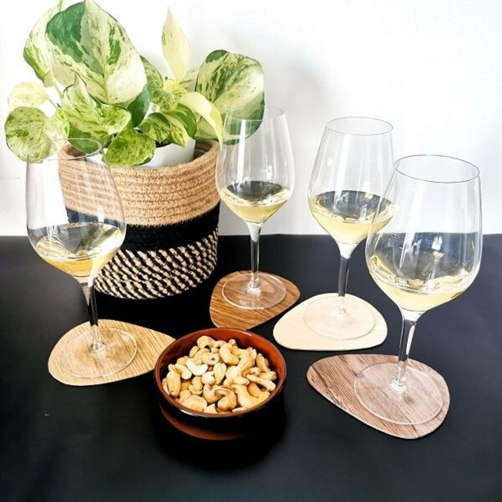 Dessous de plat - Sous-verres Pebble - vendus par 4 - L'ATELIER DES CREATEURS