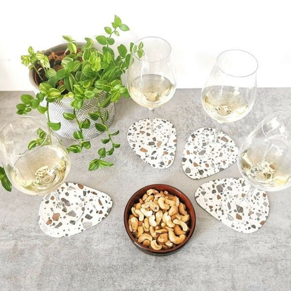 Dessous de plat - Sous-verres Pebble - vendus par 4 - L'ATELIER DES CREATEURS