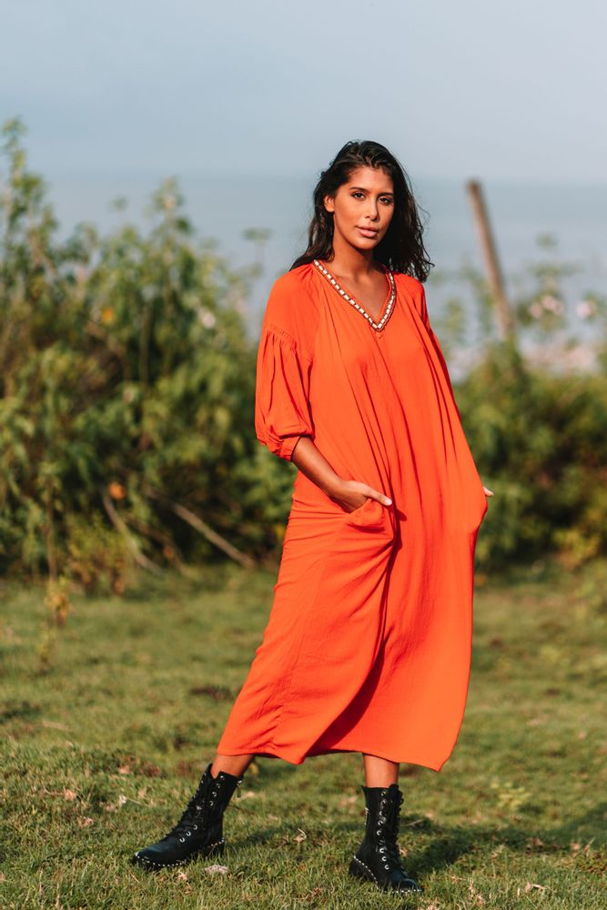 Apparel - Malta crinkle dress - MON ANGE LOUISE