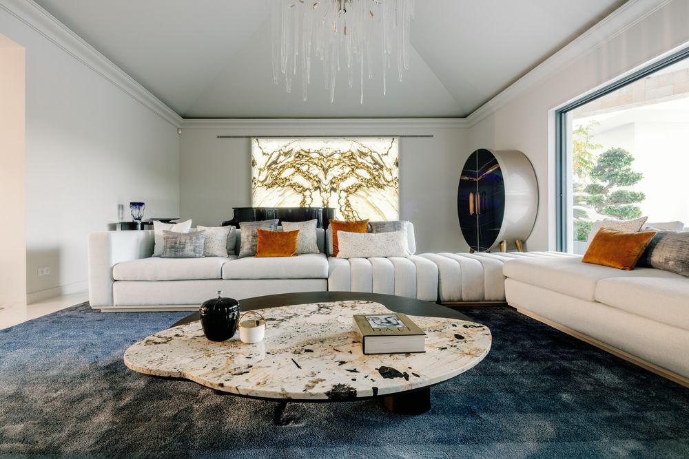 Coffee tables - Greenapple Coffee Table, Bordeira Coffee Table, Patagonia Granite, Handmade in Portugal - GREENAPPLE DESIGN INTERIORS