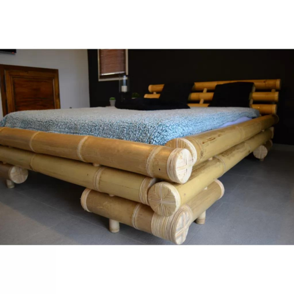 Beds - OPAL - Bamboo Bed 140*190 - L'ATELIER DES CREATEURS