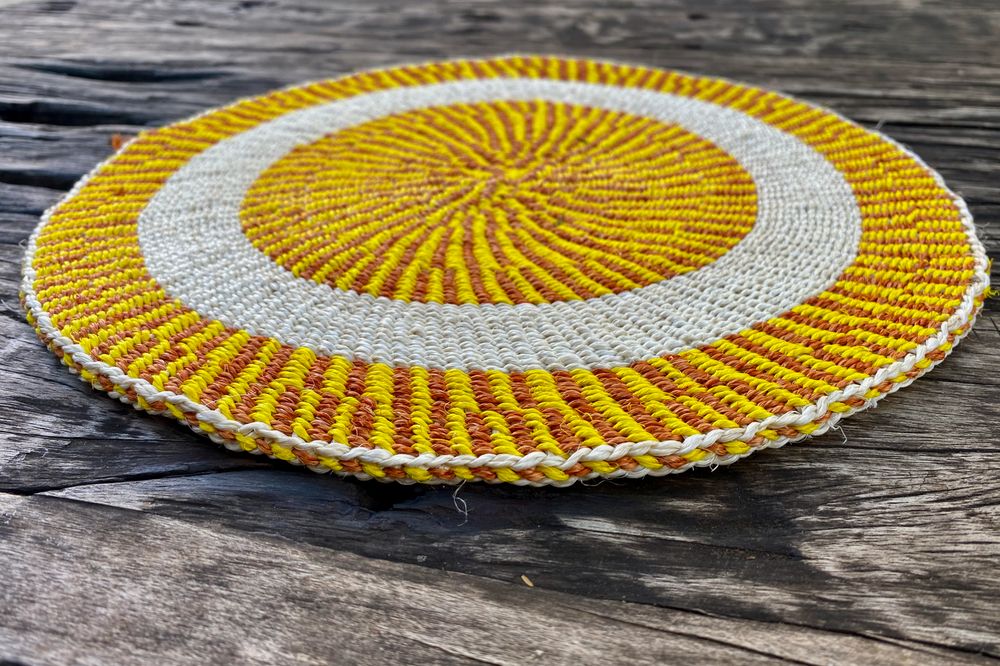 Placemats - Fineweave Sisal Placemat by Hadithi Crafts - NEST