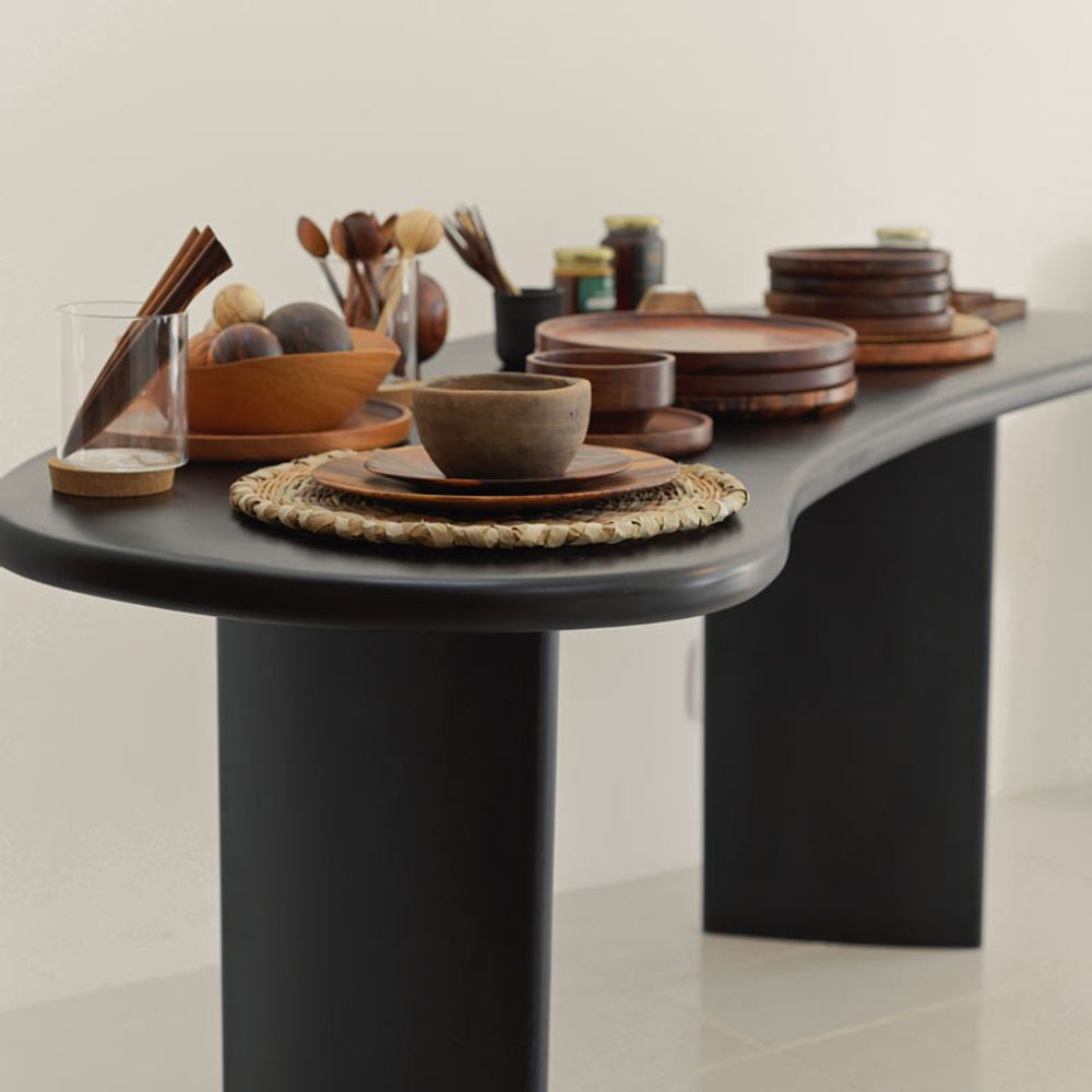 Plats et saladiers - Assiette Gordo en bois tropicaux par Itza Wood - NEST