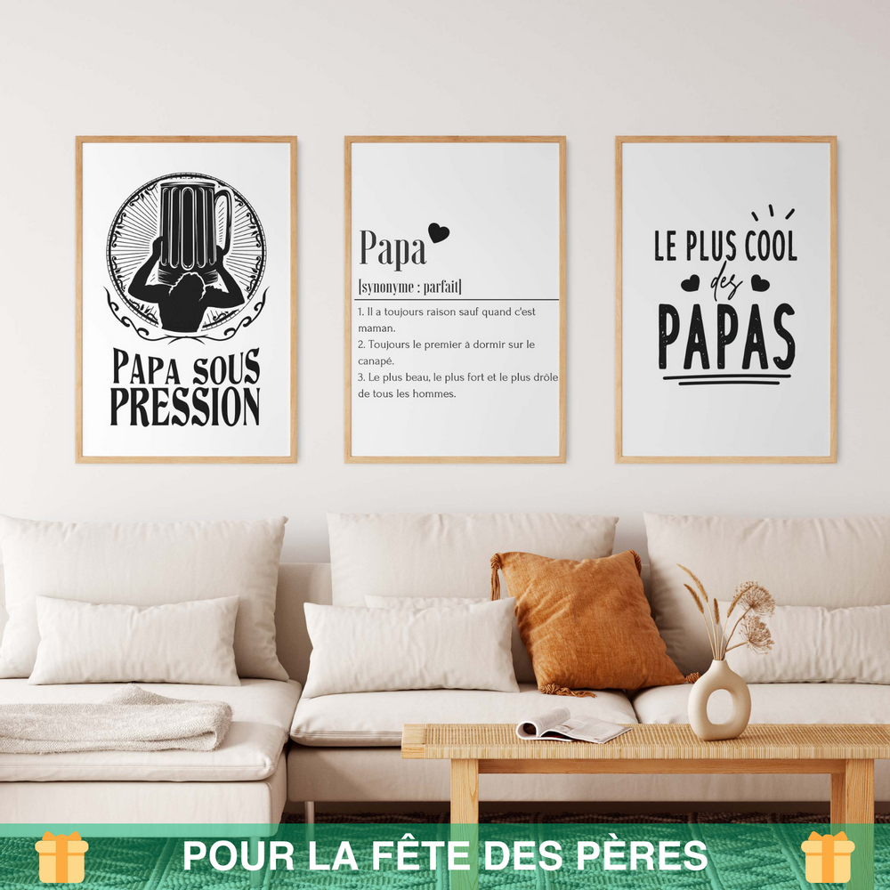Office design and planning - POSTERS DAD GIFT IDEAS - L'AFFICHERIE