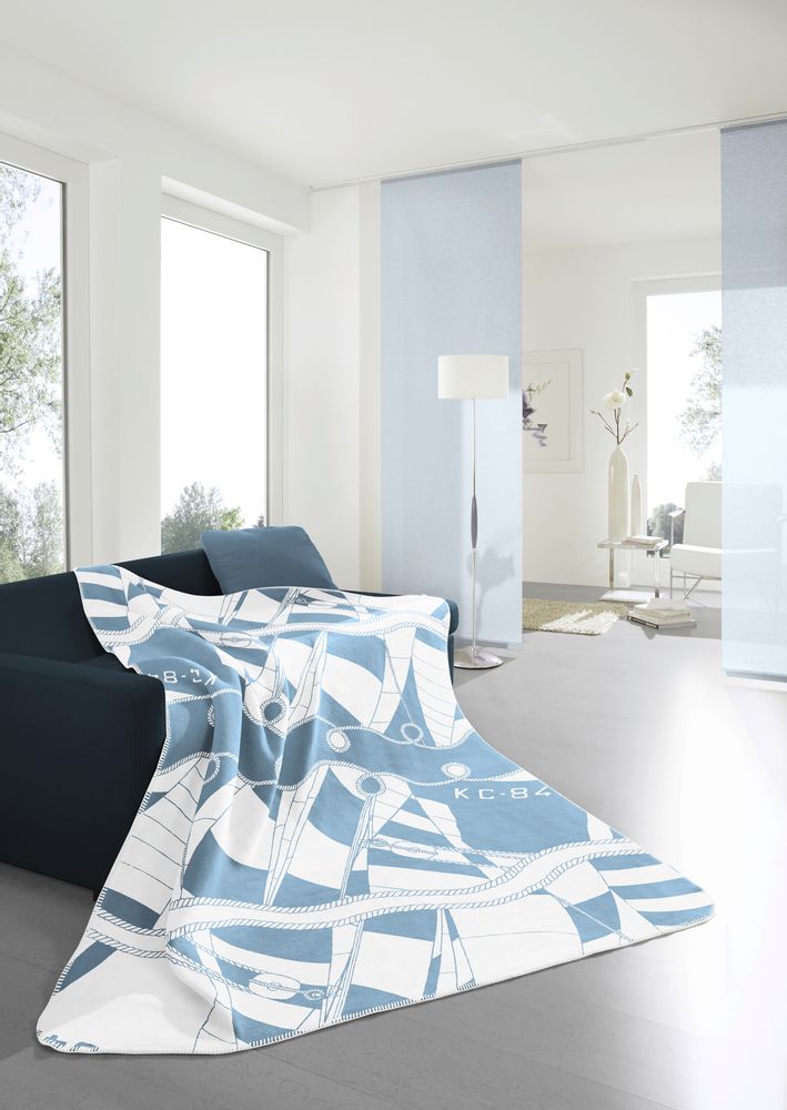 Throw blankets - Surfing Print Blanket - BIEDERLACK