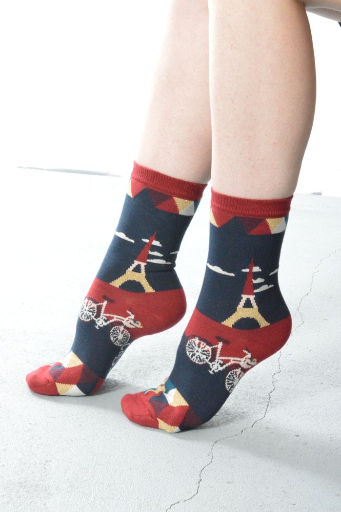 Socks - Areca Palm - CLOVIS & CLOTHILDE PARIS