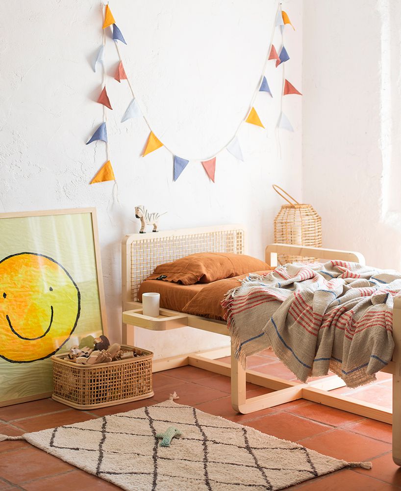 Beds - AINO Rattan JUNIOR BED - XO-INMYROOM