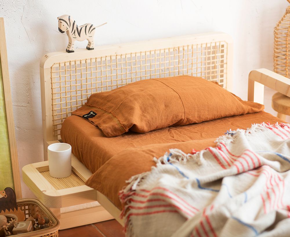 Beds - AINO Rattan JUNIOR BED - XO-INMYROOM