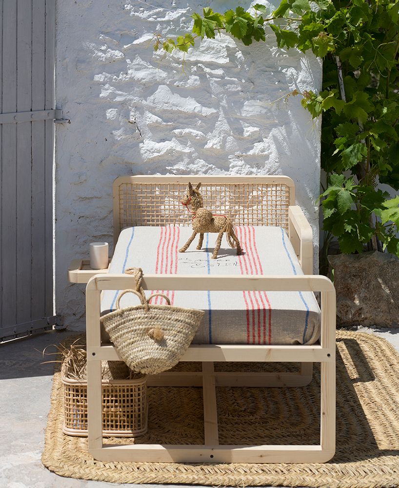Beds - AINO Rattan JUNIOR BED - XO-INMYROOM