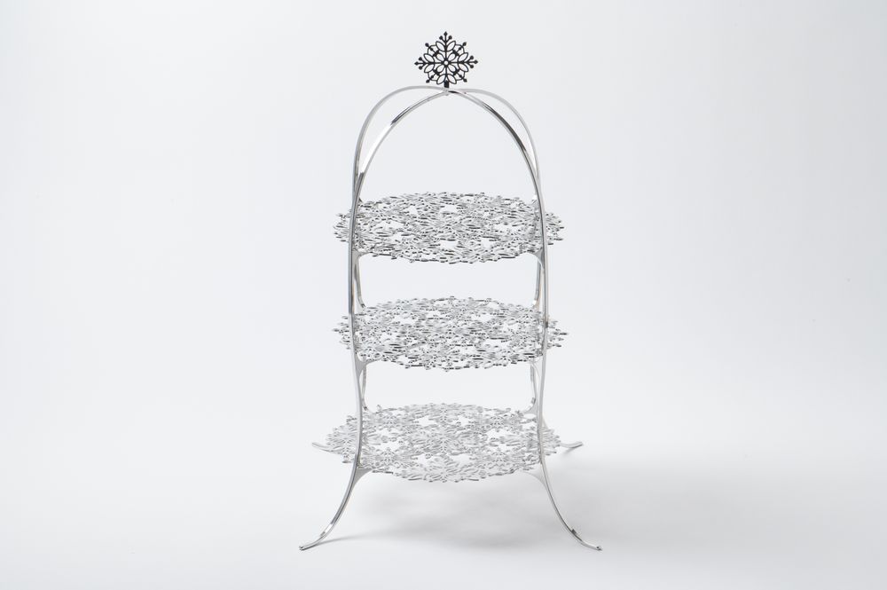 Tea and coffee accessories - Cake Stand Three-Tier - AQUATISAN