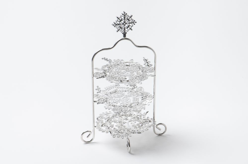 Tea and coffee accessories - Cake Stand Three-Tier - AQUATISAN