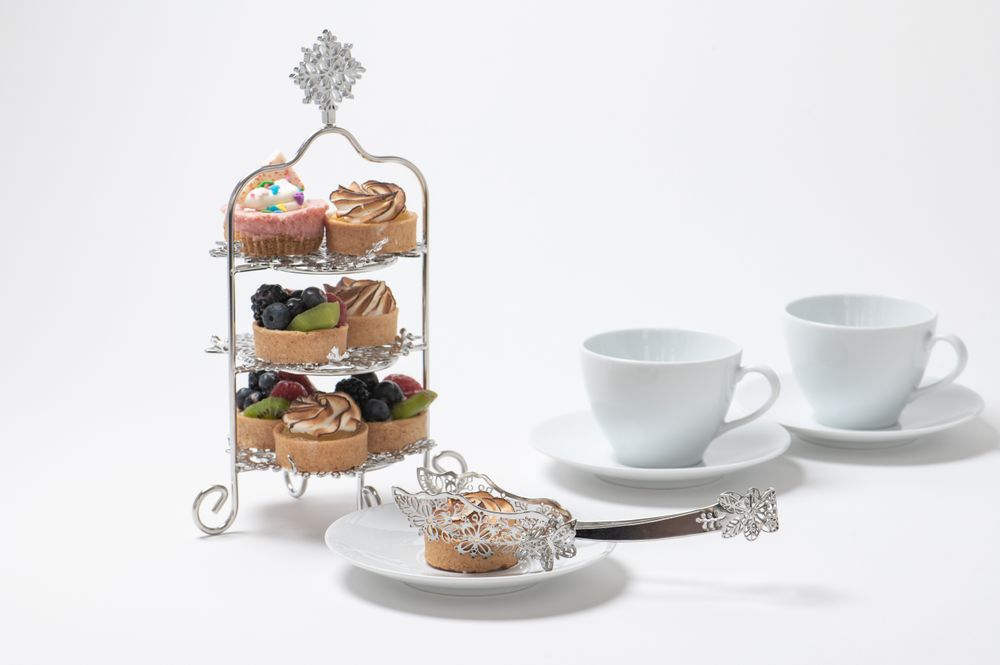 Tea and coffee accessories - Cake Stand Three-Tier - AQUATISAN