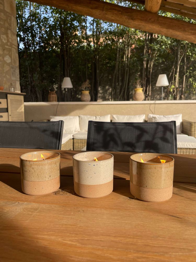 Outdoor decorative accessories - OUTDOOR CANDLE - MOSQUITO REPELLENT LAVENDER/CITRONELLA - MAISON ÉVIDENCE