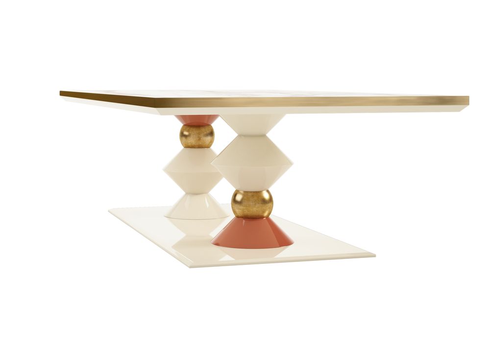 Dining Tables - Cortez III Dining Table (Marble Top) - MALABAR