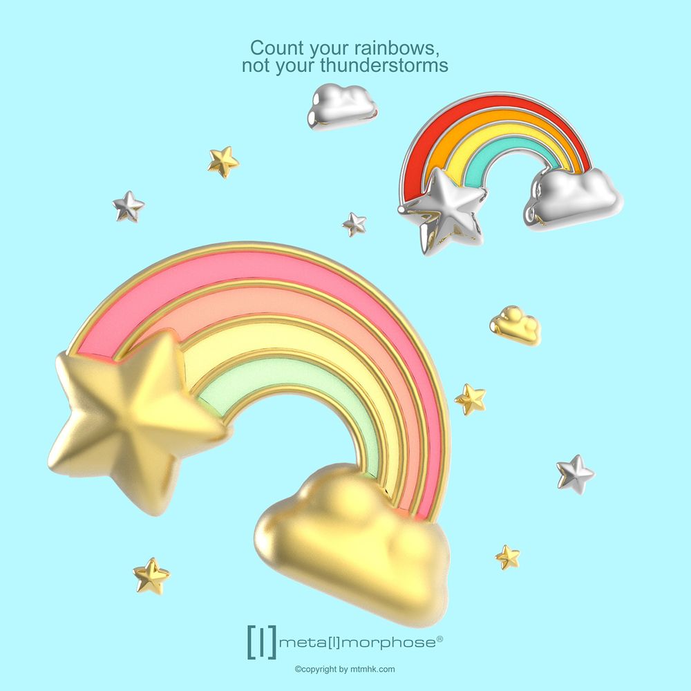 Bags and totes - Rainbow Key Chain - METALMORPHOSE