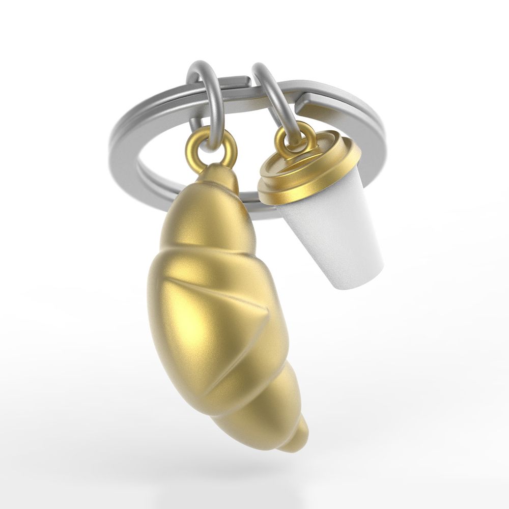 Gifts - Croissants Key Chain - METALMORPHOSE