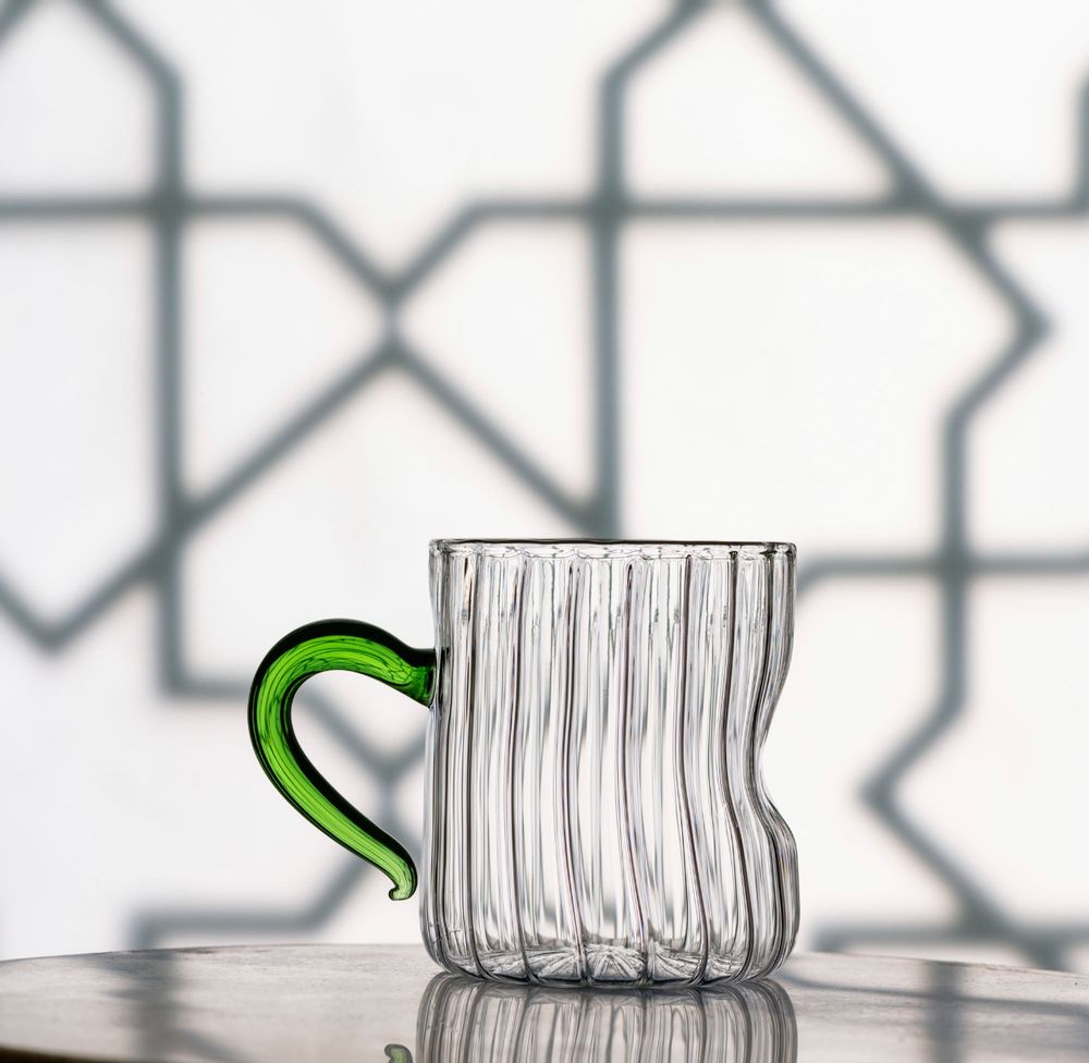 Gifts - Bent Mug (striped) - ASMA'S CRAFTS