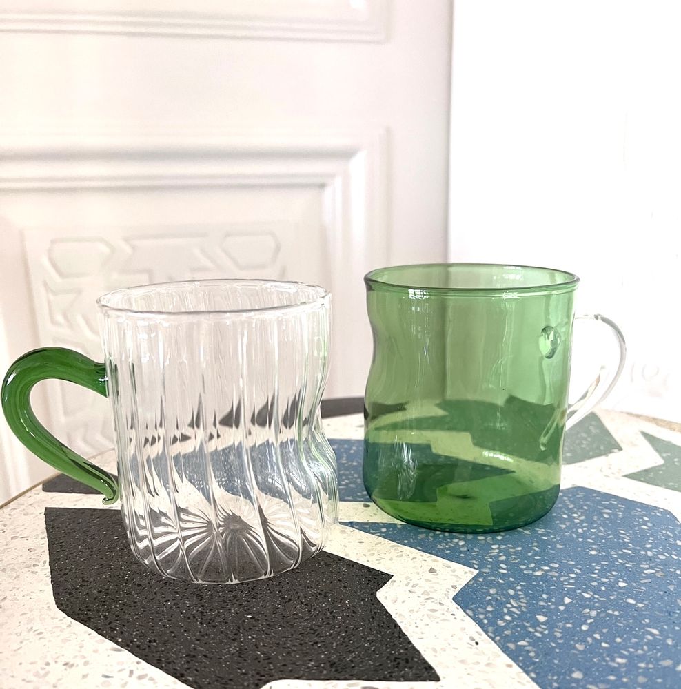 Gifts - Bent Mug (striped) - ASMA'S CRAFTS