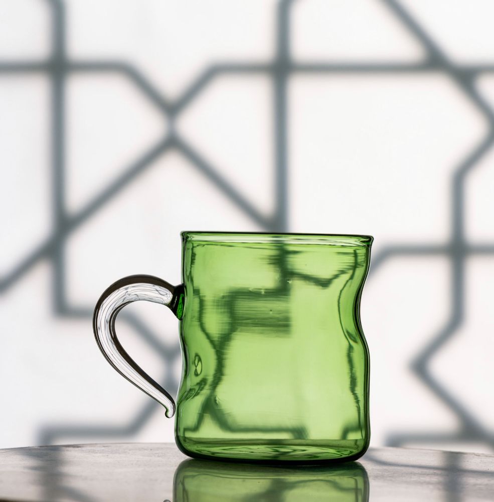 Tasses et mugs - Bent Mug ( green) - ASMA'S CRAFTS