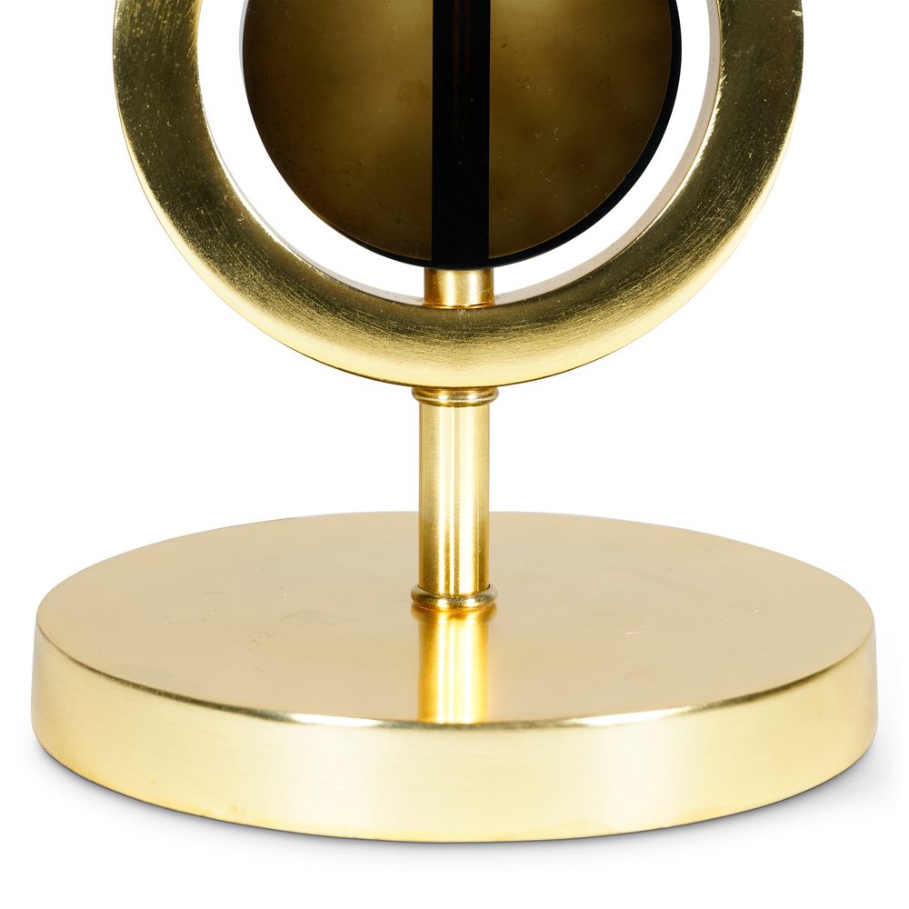 Desk lamps - Art Deco Circle Lamp Single, Gold - AUTHENTIC MODELS