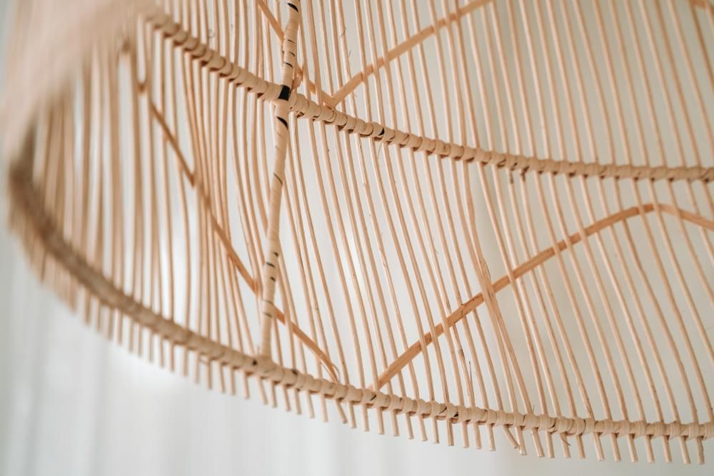 Hanging lights - The Twister Pendant - Natural - M - BAZAR BIZAR LIVING