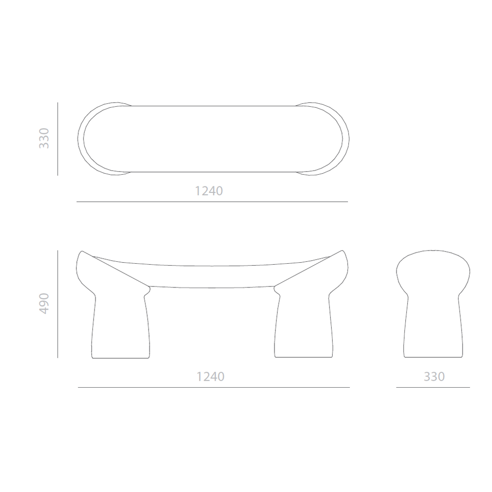 Bancs - Soniah bench - TONICIE'S