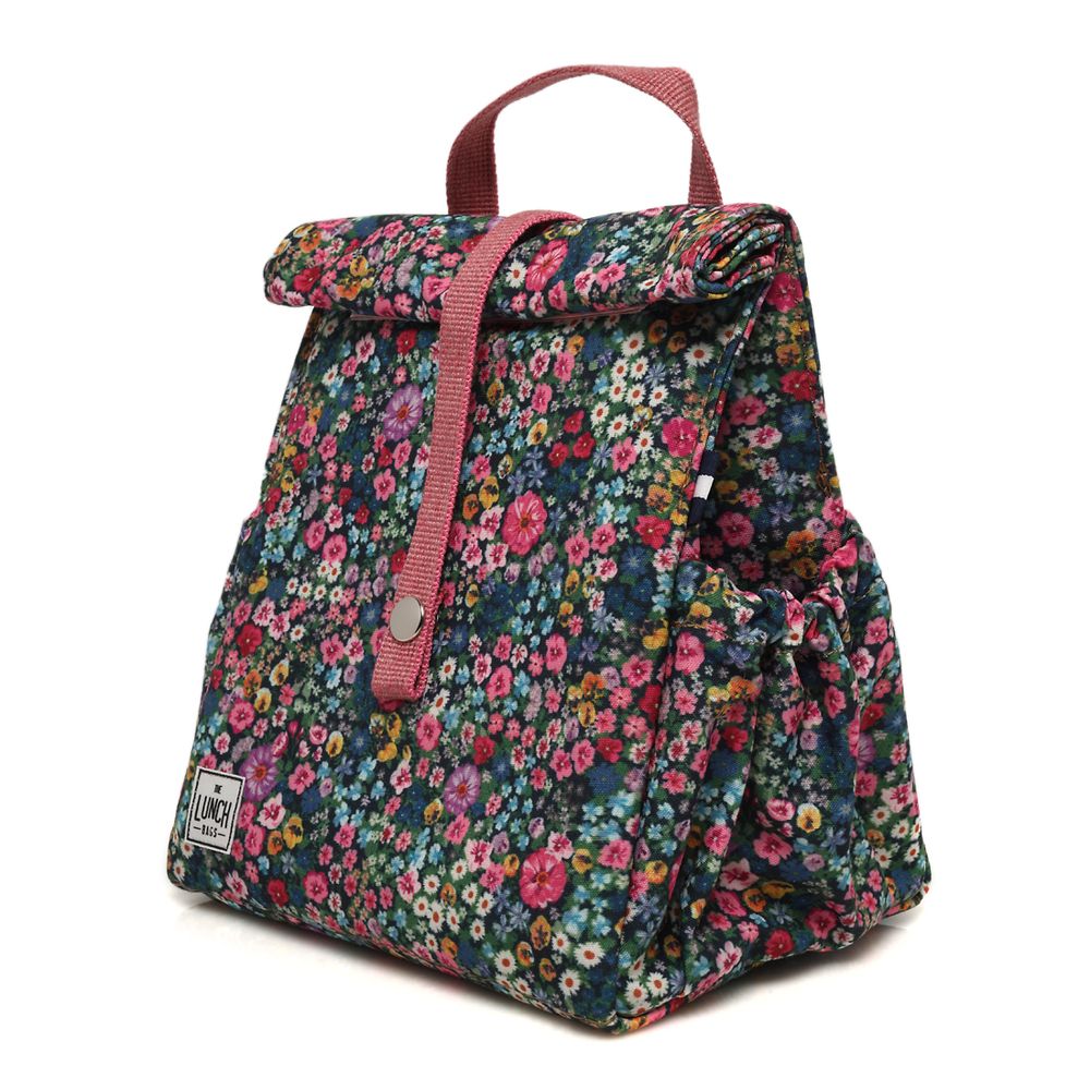 Bags and totes - Lunchbag Daisies with Rose Straps - THE LUNCHBAGS