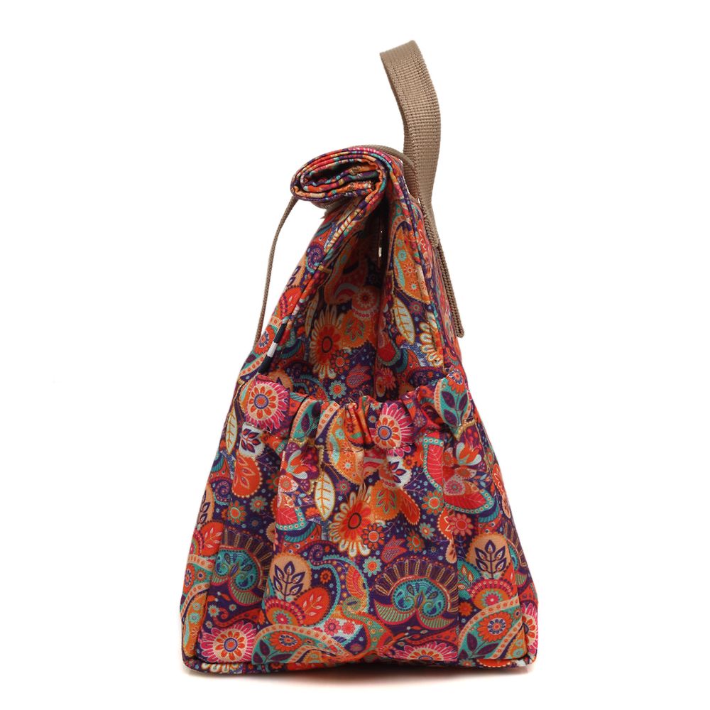 Gifts - Paisley Lunchbag with Beige Strap - THE LUNCHBAGS