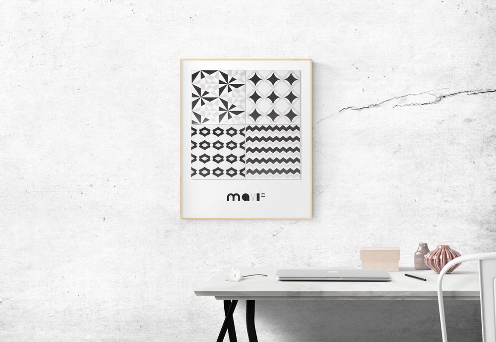 Indoor floor coverings - High Quality Italian Ceramic Tiles Geometric Trend Collection - MA.VI.