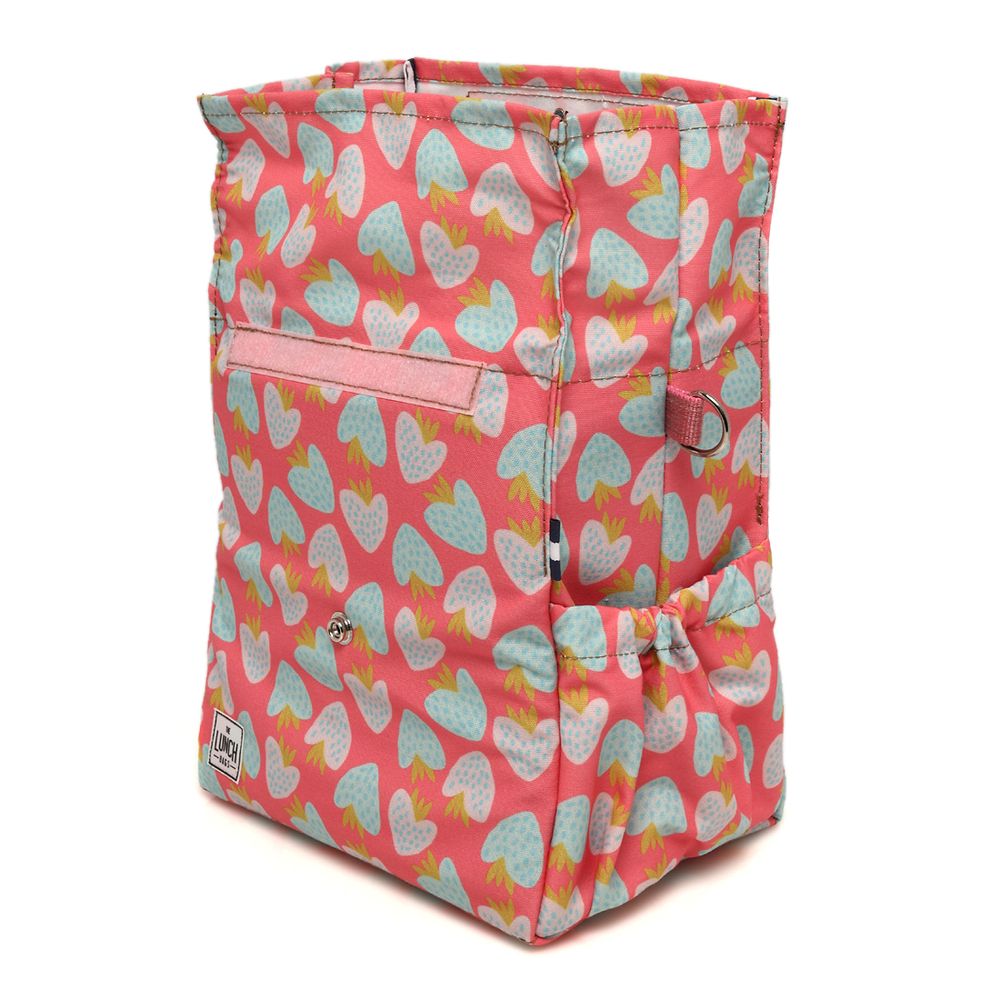 Cadeaux - Sac Isotherme à Repas Fraises à la Rose Geruli - THE LUNCHBAGS