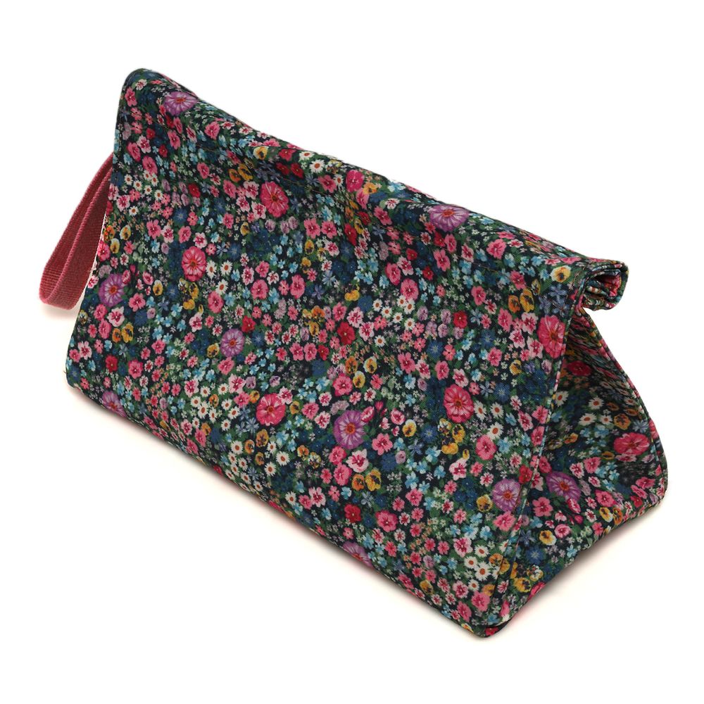 Clutches - The LB Clutch Waves zik zak with beige strap - THE LUNCHBAGS