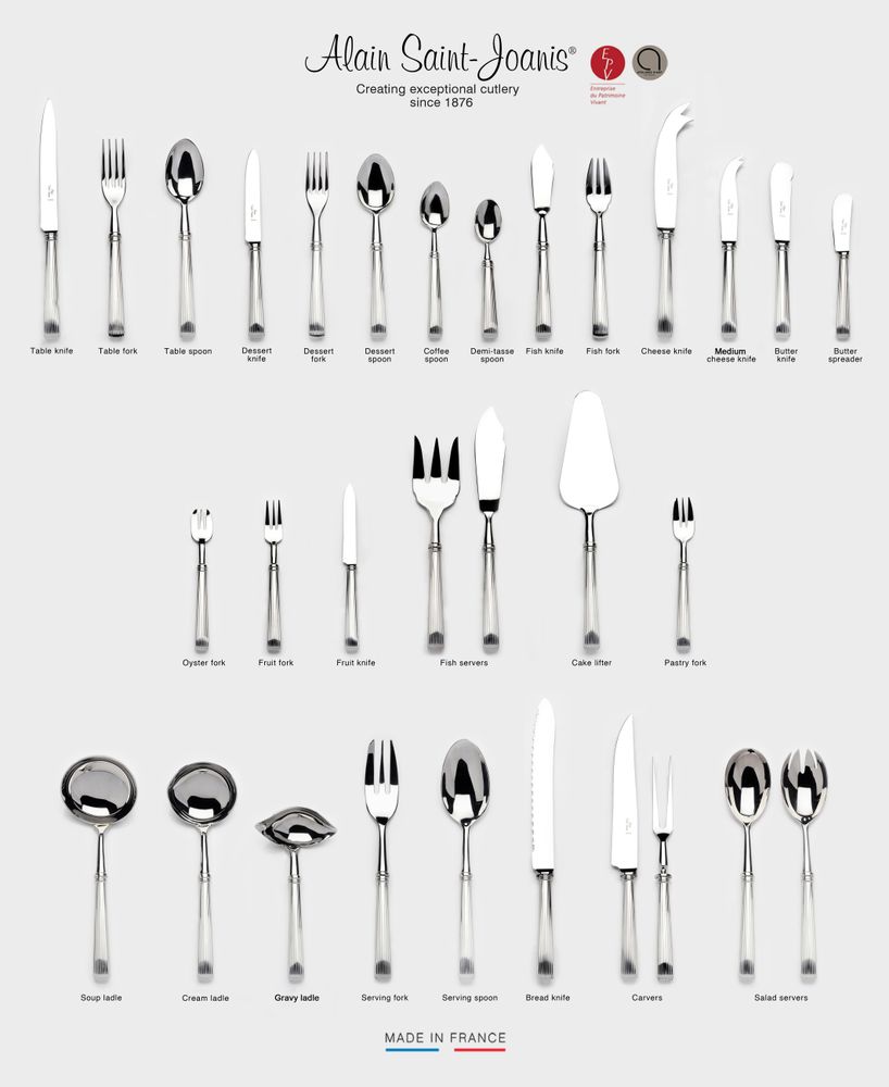 Kitchen utensils - BERLIN flatware - ALAIN SAINT- JOANIS