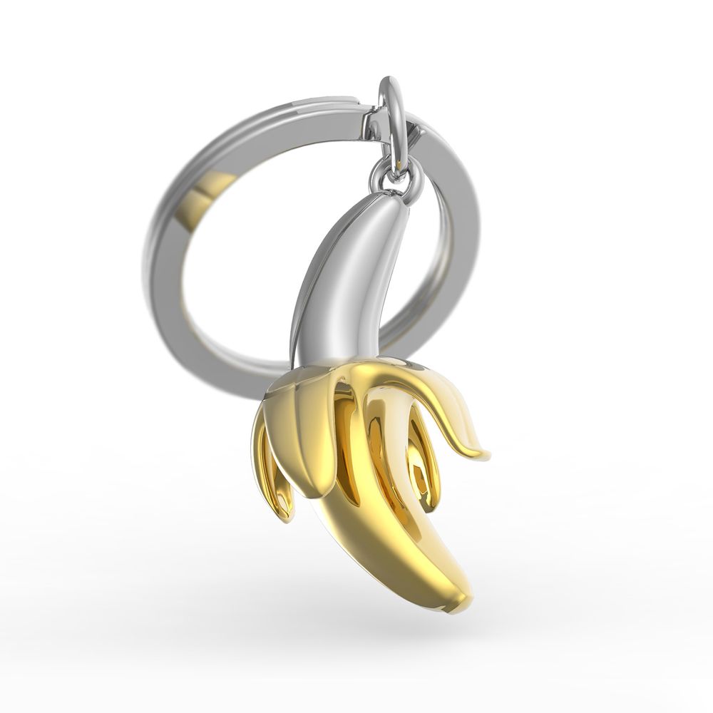 Cadeaux - Porte-clés banane - METALMORPHOSE