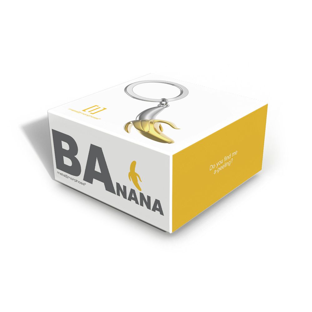 Cadeaux - Porte-clés banane - METALMORPHOSE