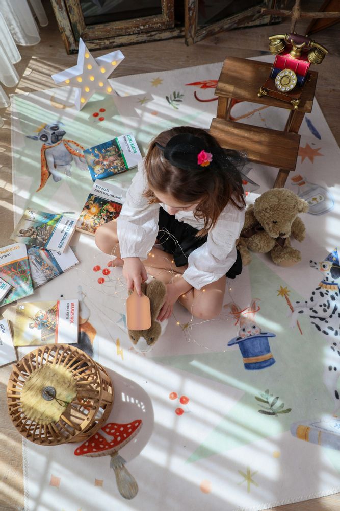 Design carpets - Kid's Rug / Magic Paws / Wonderland Collection - HUEPPI DESIGNER KID'S RUGS