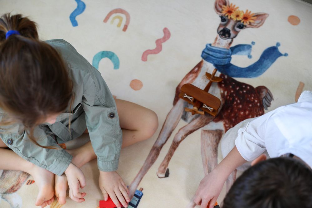 Design carpets - Kid's Rug / Sound Of The Forest / Wonderland Collection - HUEPPI DESIGNER KID'S RUGS