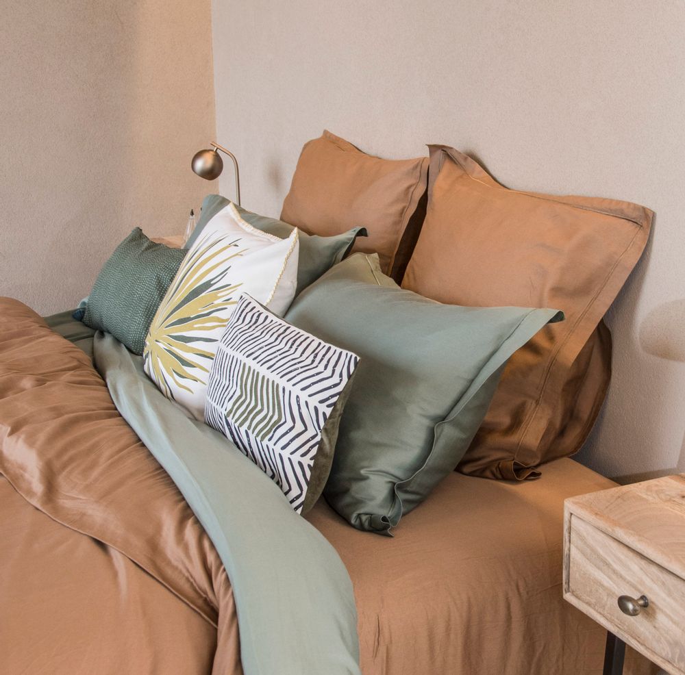 Linge de lit - JULIA - Parure de lit en satin de - FEBRONIE