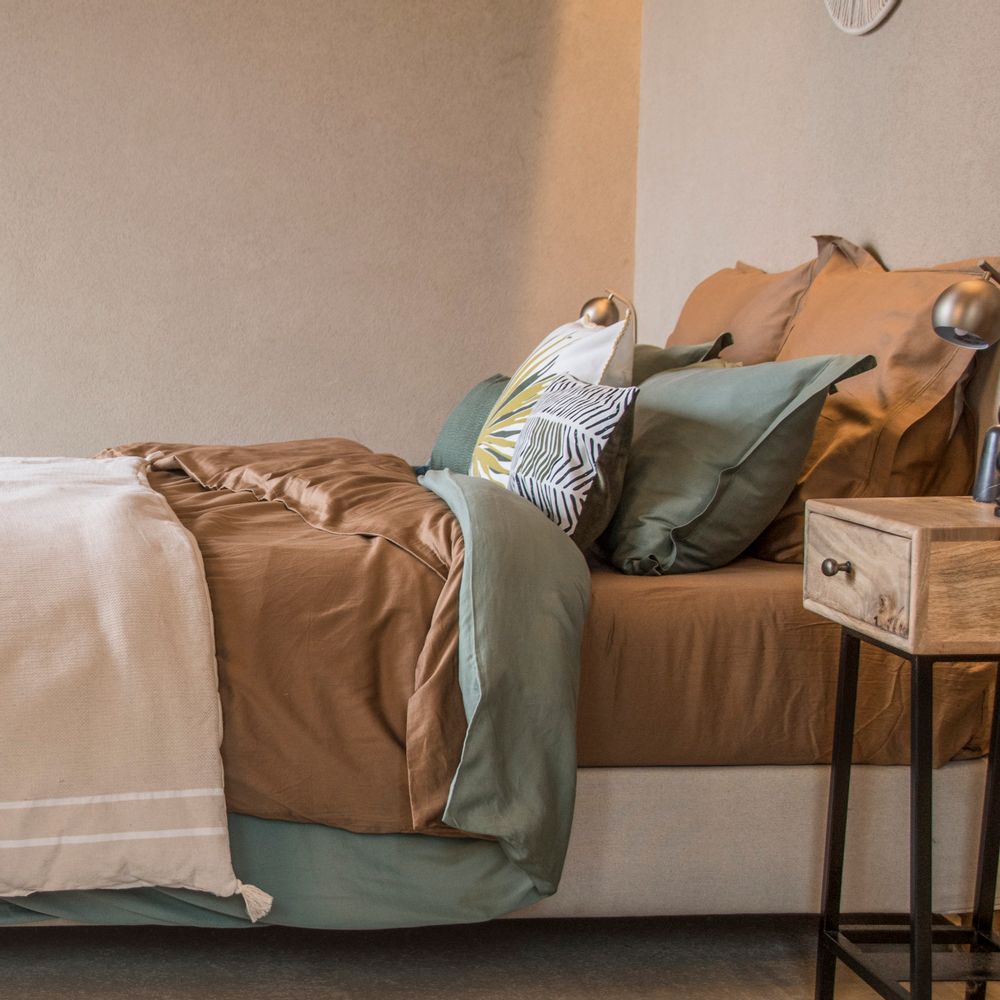 Linge de lit - JULIA - Parure de lit en satin de - FEBRONIE