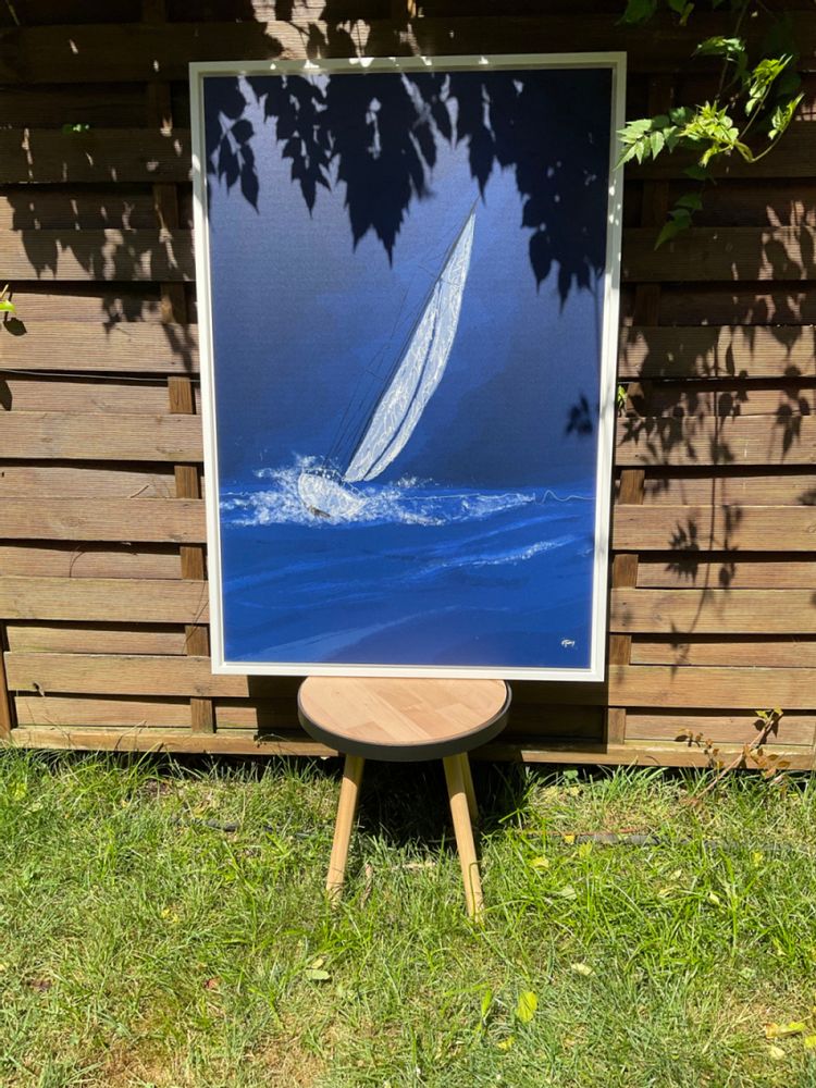 Tableaux - Tableaux Collection Bateaux (Zig zag et Verres illustres) - FTORCY