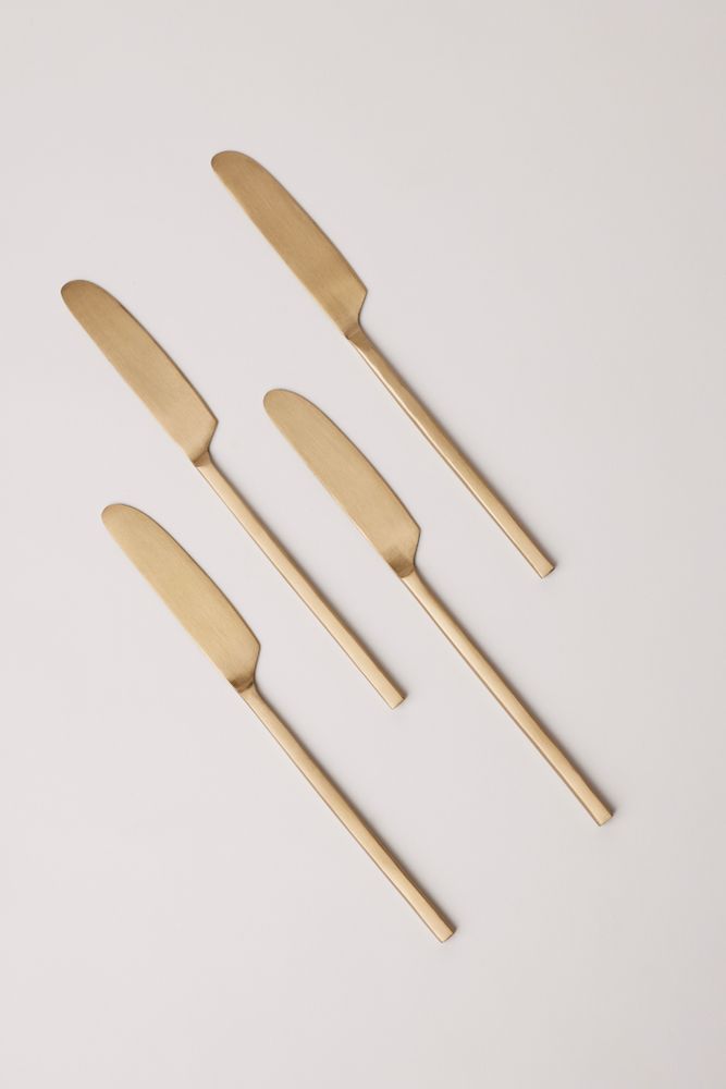Couverts de service - Ensemble de couverts Taihi en laiton, champagne doré - FLECK